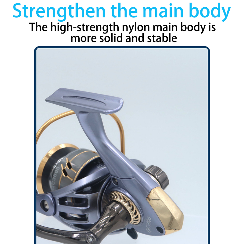 HYTRA Metal Long-range Spinning Wheel High-carbon Material Strong Waist Strength Not Afraid of Big Things Light Wheel Body