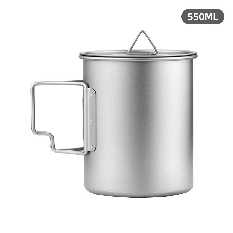 HYTRA Outdoor Pure Titanium Multi-capacity Water Cup