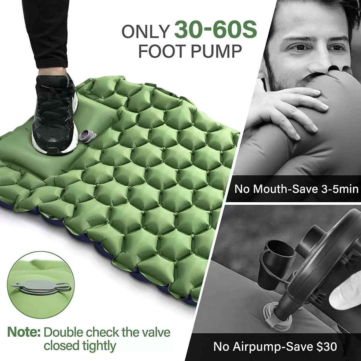 HYTRA Outdoor Camping Thickened Inflatable Mat