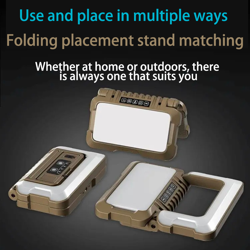 HYTRA Multi-functional Outdoor Camping Lamp Foldable Double-sided and Bright Large-capacity Rechargeable Battery