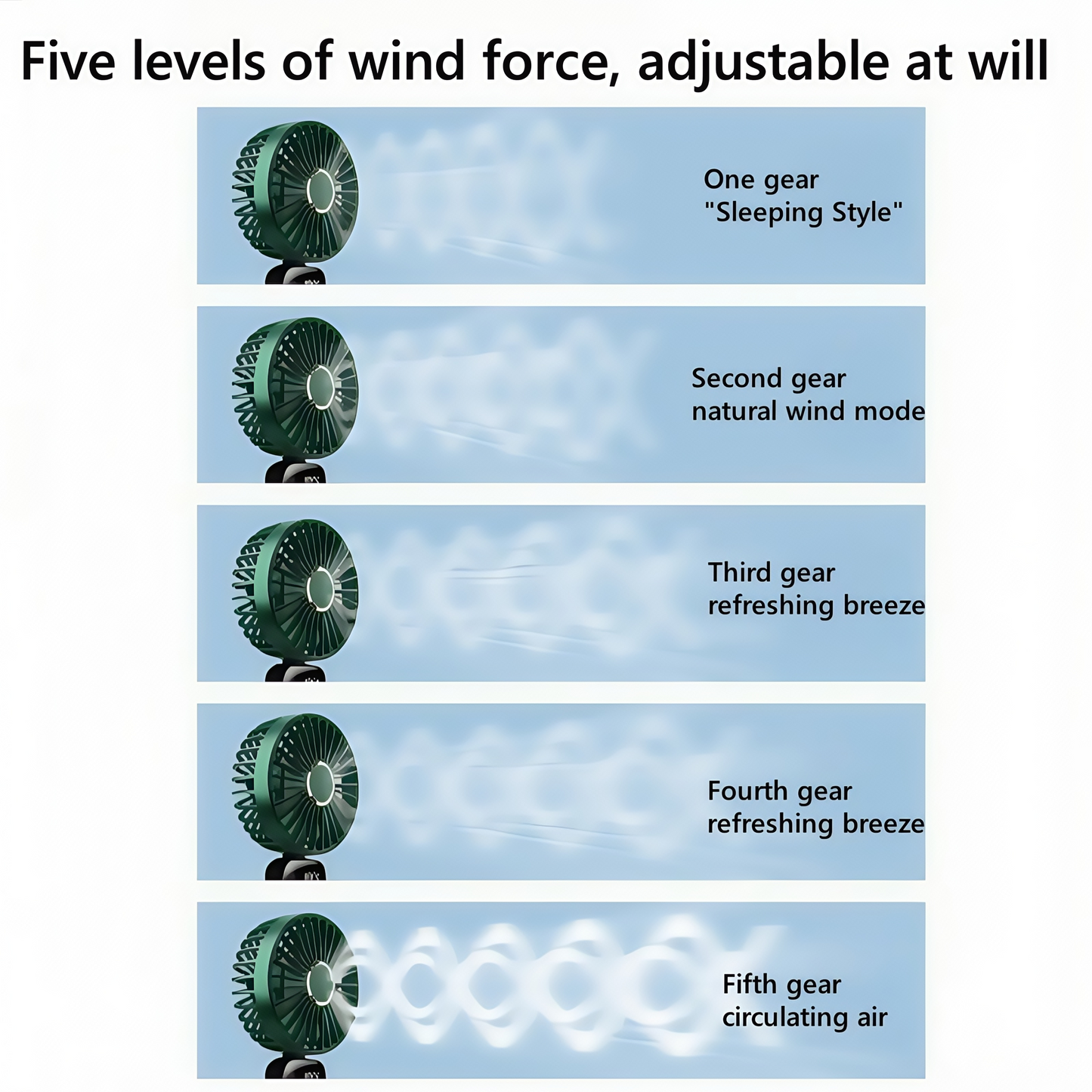 HYTRA Mini Portable Fan, Personal Handheld Foldable Portable Fan Handheld