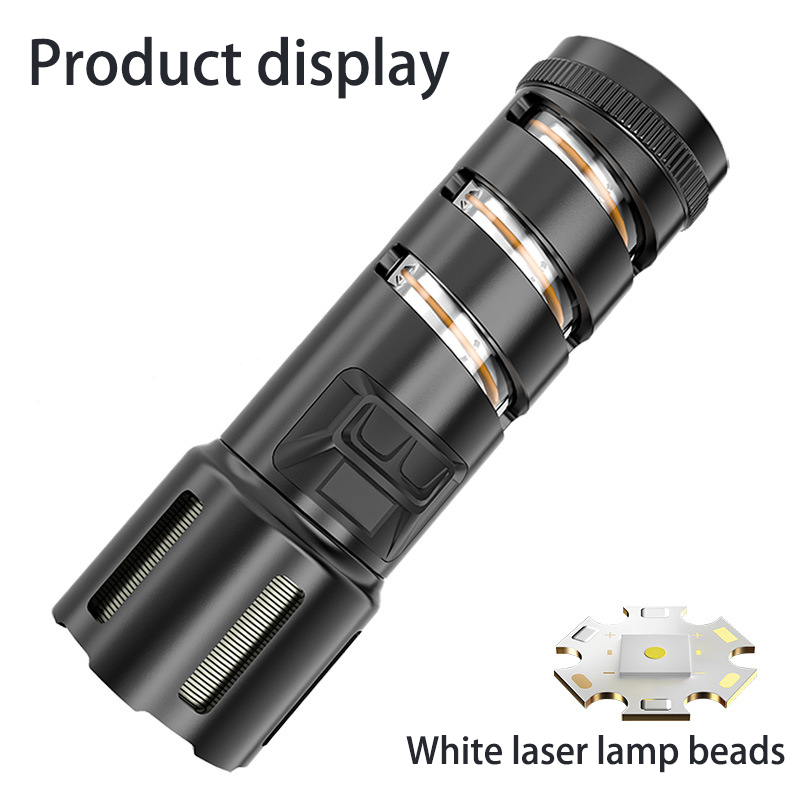 HYTRA LED Multi-functional Detachable Camping Lamp Near and Far Zoom Waterproof Digital Electric Display Multi-speed Adjustment Detachable Camping Lamp