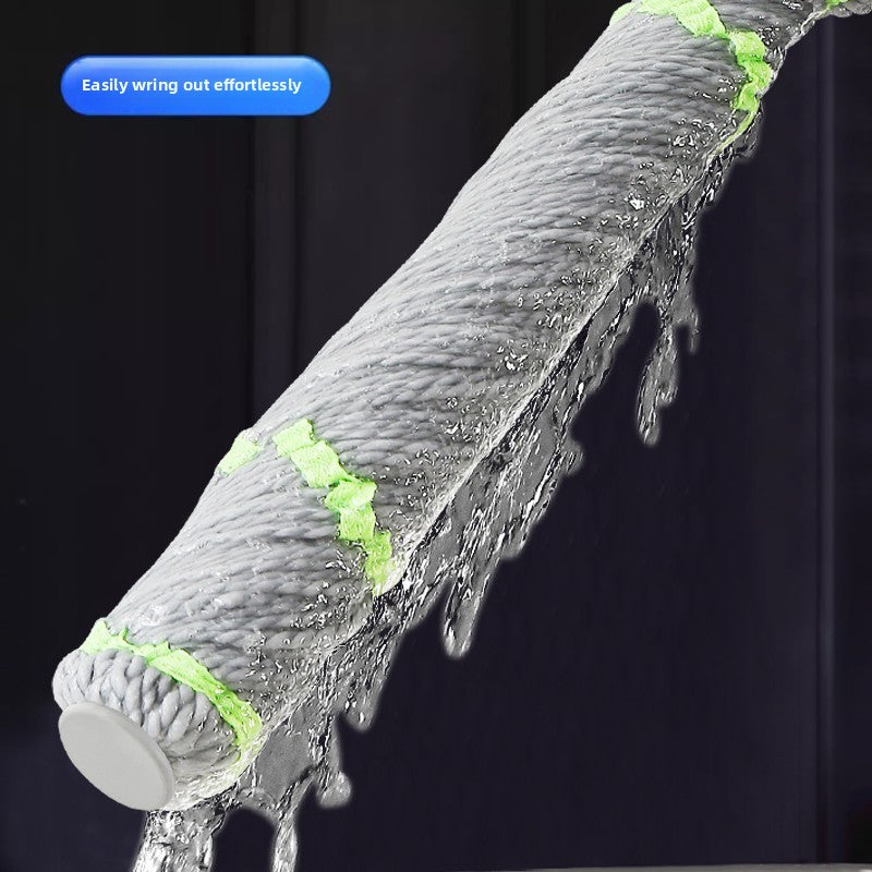 HYTRA Hand Cranked Mop  Stainless steel body  fiber cotton style Dry and wet dual-purpose
