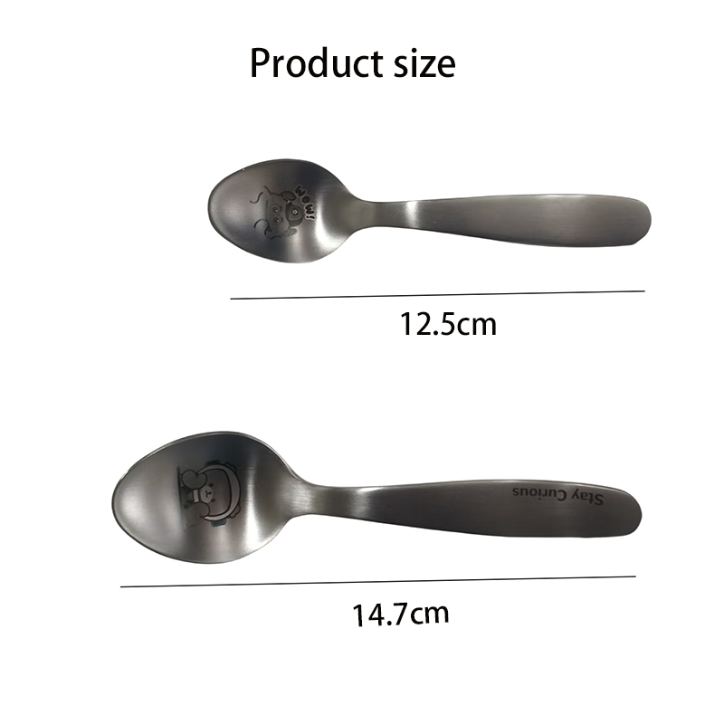 HYTRA Spoons Children's Tableware Spoons  School and Hotel-specific Spoons Stainless Steel
