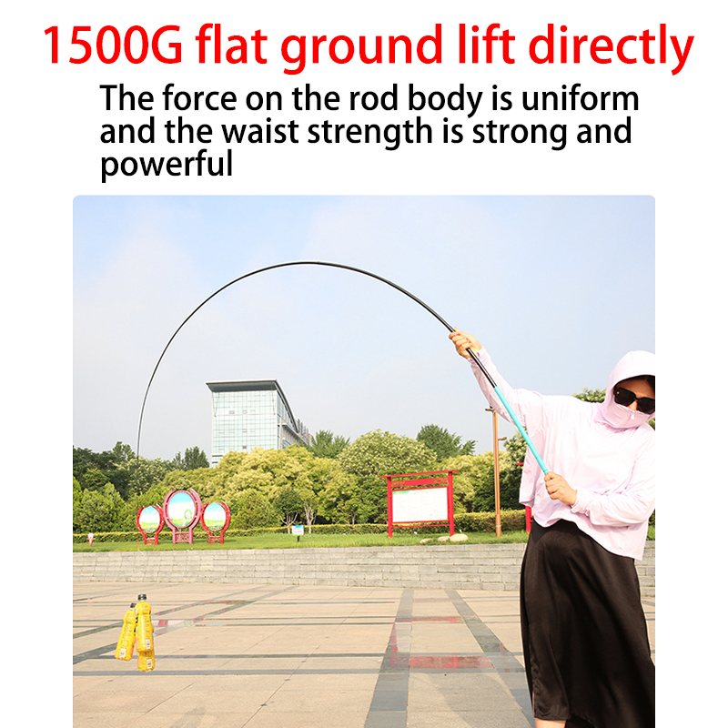 HYTRA Short-section Small Fishing Rod One-piece Handle Uniform Rod Wall Baking Varnish Coating Fiberglass Rod Joint