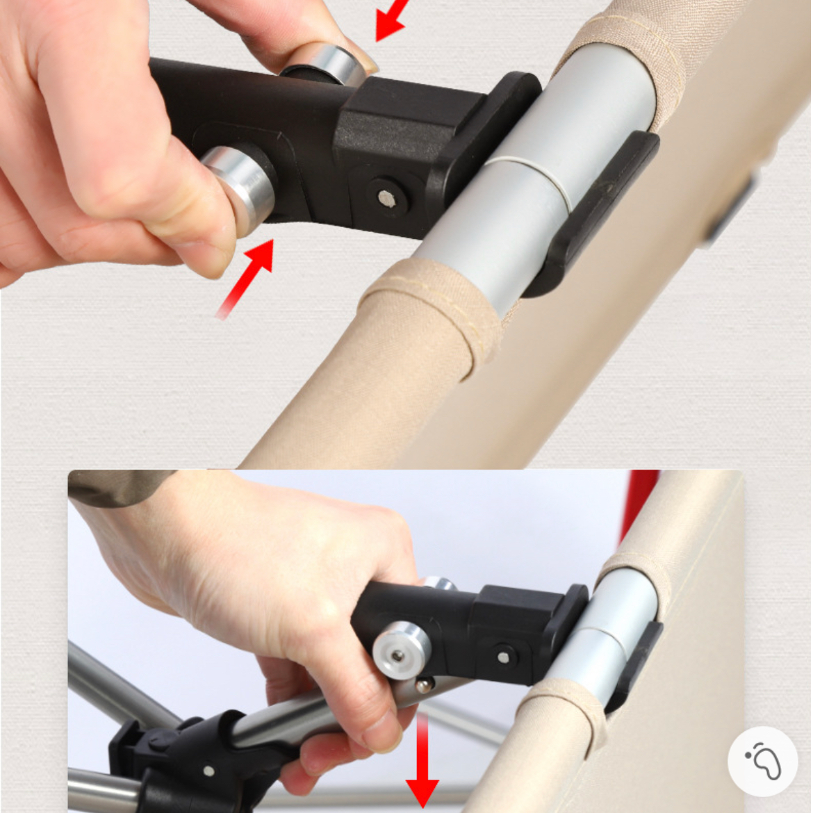 HYTRA Outdoor aluminum alloy folding marching bed C001-1