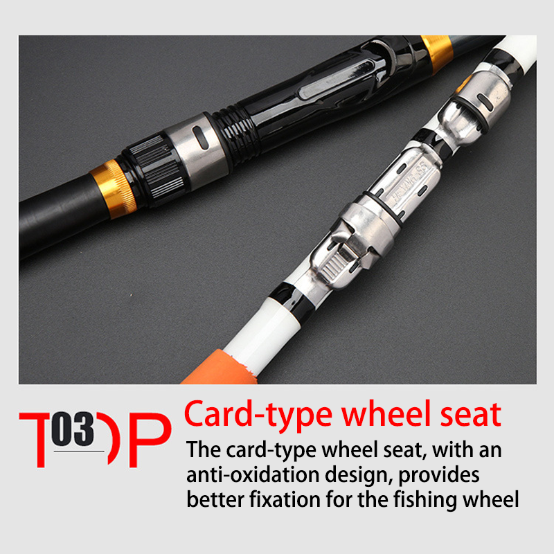HYTRA Soft-tailed Rock Fishing Rod The Short Section is Portable Comfortable and the Handle is Flexible