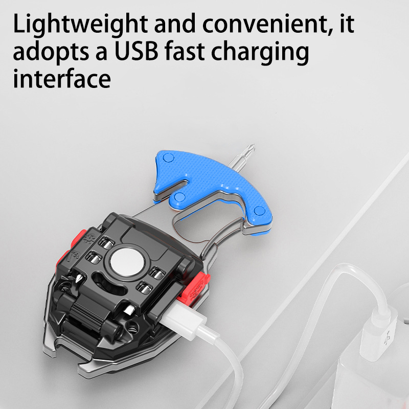 HYTRA Multi-functional Portable Light Mini and Small Three Kinds of Light Sources Battery Level Display Strong Magnetic Adsorption