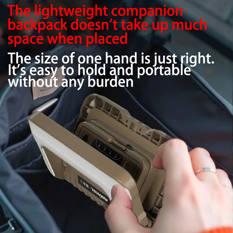 HYTRA Multi-functional Outdoor Camping Lamp Foldable Double-sided and Bright Large-capacity Rechargeable Battery