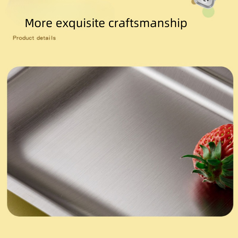Mangkuk stainless steel 304, piring makan anak-anak untuk taman kanak-kanak