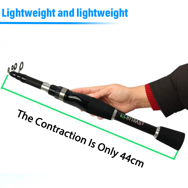 HATRA The Telescopic Lure Fishing Rod is Easy to Stretch and Convenient to Carry and Transport