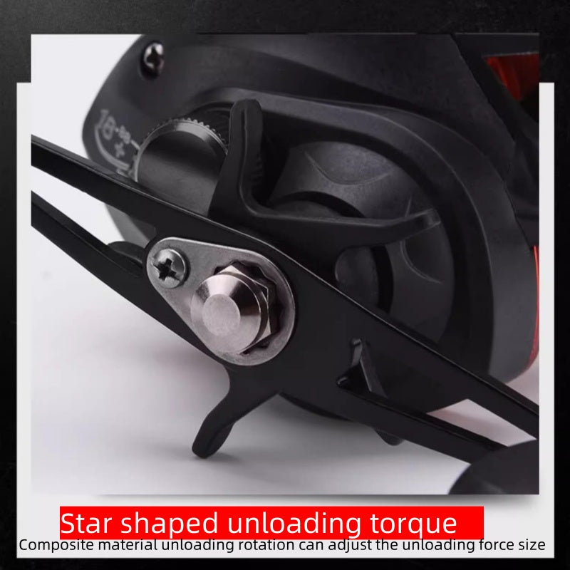Anti-fried line water drop wheel long throw fish wheel road Asian wheel fish wheel micro-matter fishing reel sea pole wheel fishing reel fishing gear