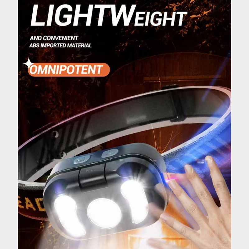 HYTRA Inductive High-intensity Bald Light Waterproofing for Daily Life The Headlights Shine From a Distance The Lid is Illuminated