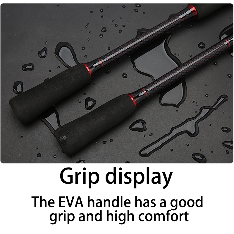 HYTRA Carbon M Tuning Sub-rod EVA Handle Ceramic Guide Ring Spiral Wheel Seat Thickened Rod Tip