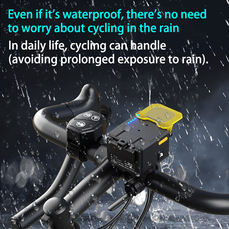 HYTRA High-brightness Night-time Cycling Bike Lights The Wireless Remote Control Optical Lens Dust-removing Fog Lampshade is Made of Aluminum Alloy