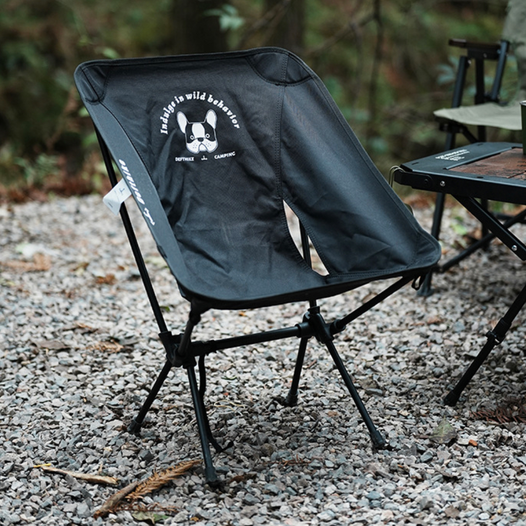 HYTRA Aluminium alloy folding camping moon chair