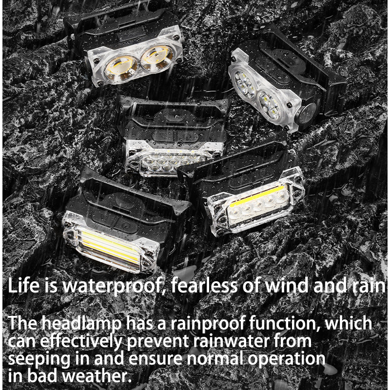 HYTRA Lightweight Sensor Headlamp Lightweight Design Multi-speed Dimming High-brightness LED Wick Intelligent Sensing