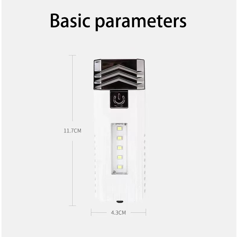 HYTRA Outdoor Led Multi-functional Bicycle Waterproofing for Daily Life Four Levels of Brightness Adjustment Detachable Elastic Ring Buckle