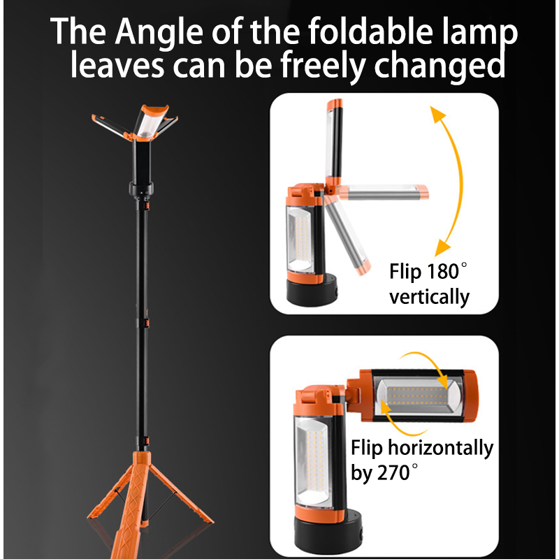 HYTRA Portable Outdoor Camping Tent Lamp Super Large Capacity Multi-directional Lighting and Freely Adjustable Angles