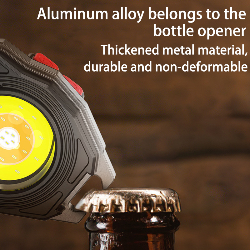 HYTRA Multi-functional Portable Light Mini and Small Three Kinds of Light Sources Battery Level Display Strong Magnetic Adsorption