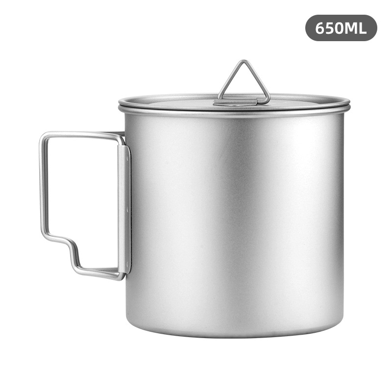 HYTRA Outdoor Pure Titanium Multi-capacity Water Cup