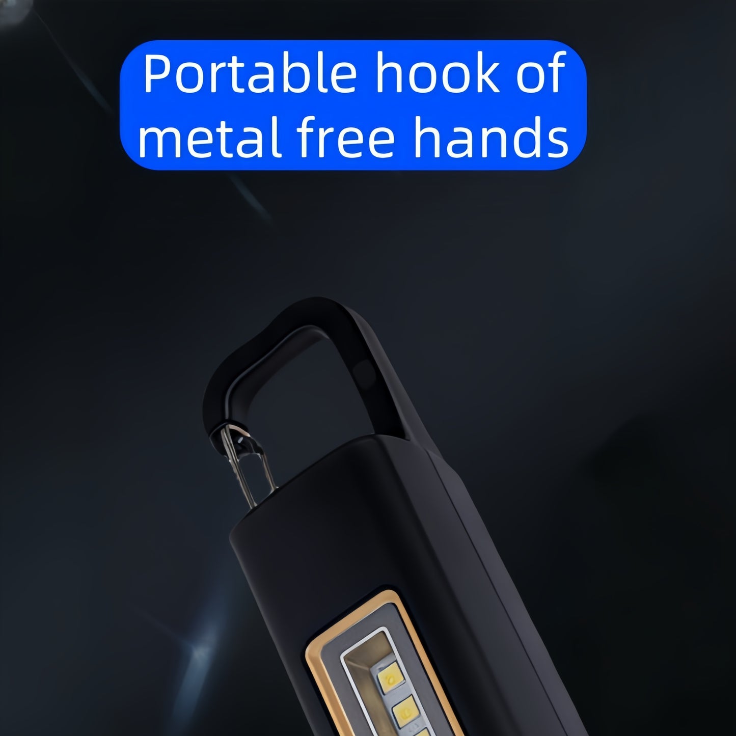 High-intensity LED flashlight, rechargeable power bank, multi-functional outdoor ultra-bright mini household lamp, portable.
