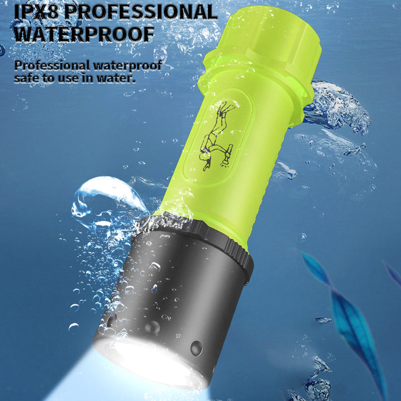 HYTRA USB Rechargeable Diving Flashlight