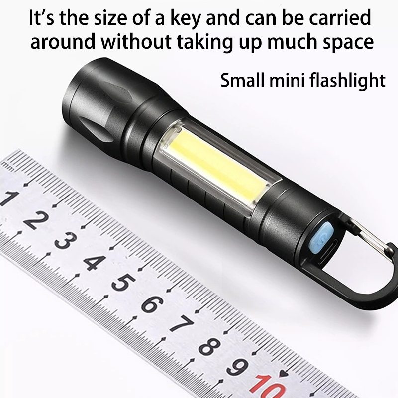 HYTRA Led High-intensity Rechargeable Flashlight Compact and Lightweight Multifunctional Lighting Applicable to Multiple Scenarios