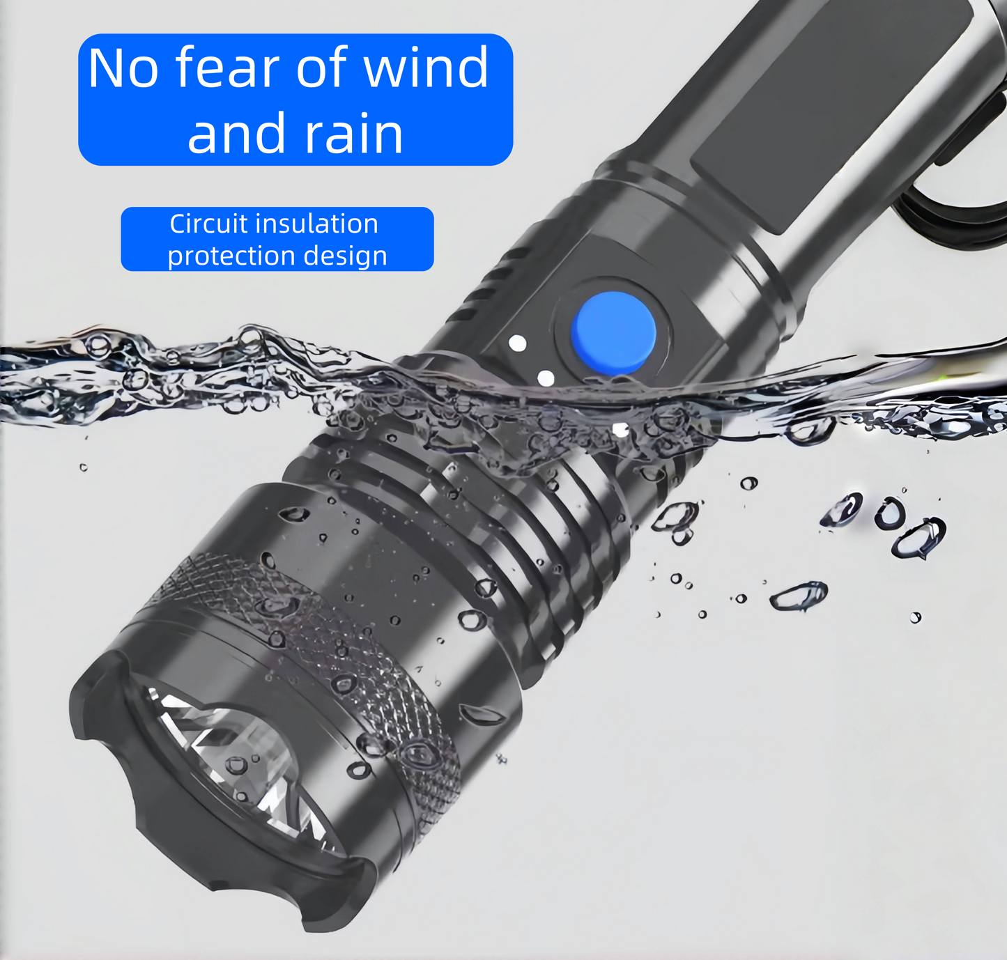 Strong Light Flashlight LED Lighting Flashlight USB Charging Portable Mini Strong Light Flashlight Long Battery Life