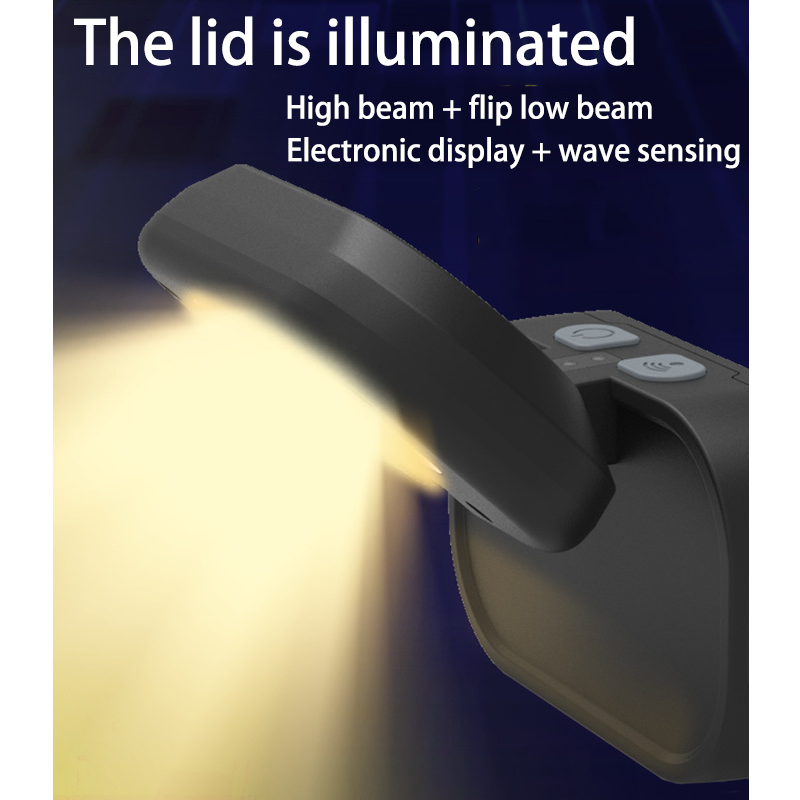 HYTRA Inductive High-intensity Bald Light Waterproofing for Daily Life The Headlights Shine From a Distance The Lid is Illuminated