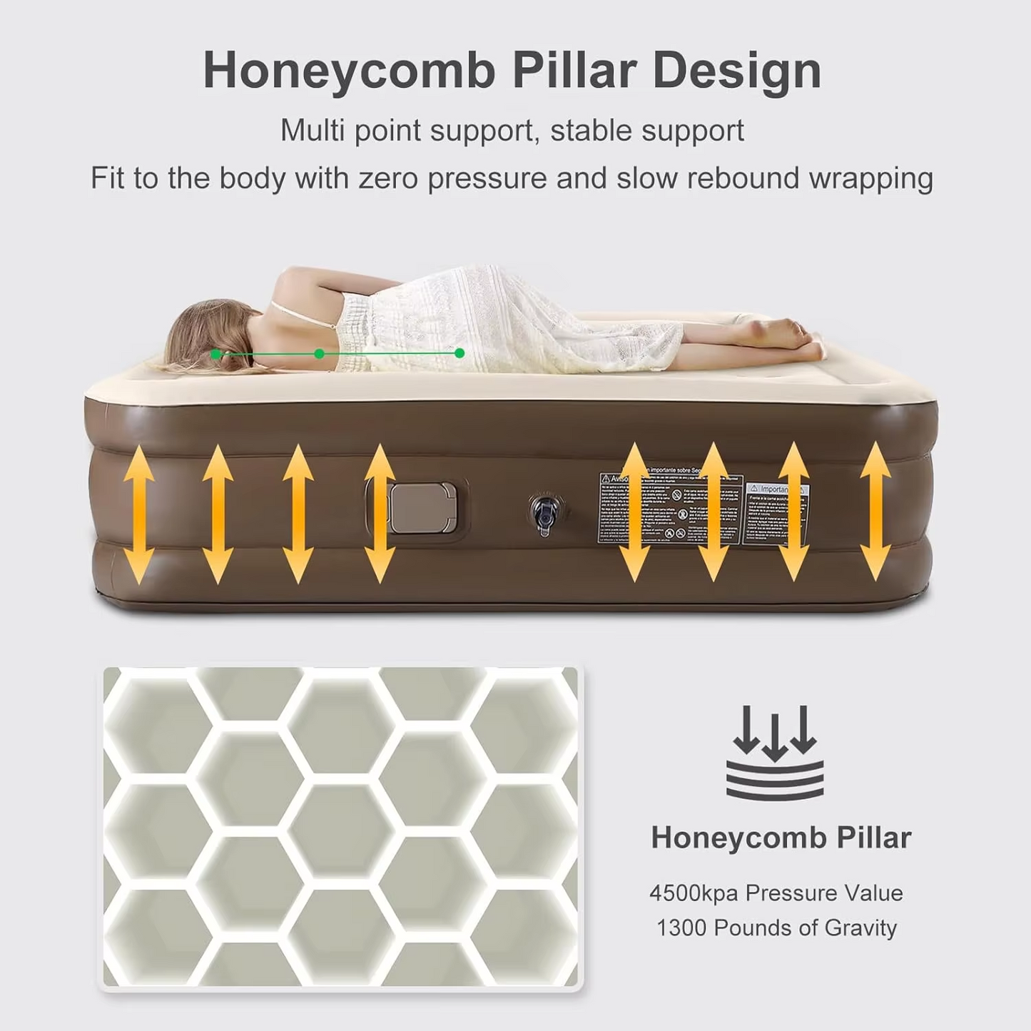 HYTRA Double 35 Holes Outdoor Inflatable Mattress