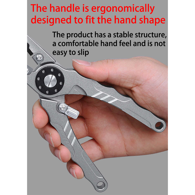 HYTRA Fish Controller Wire-breaking Pliers Selected Aluminium Alloy Strong Corrosion Resistance Fit the Hand Shape The Handle is Designed Artificially