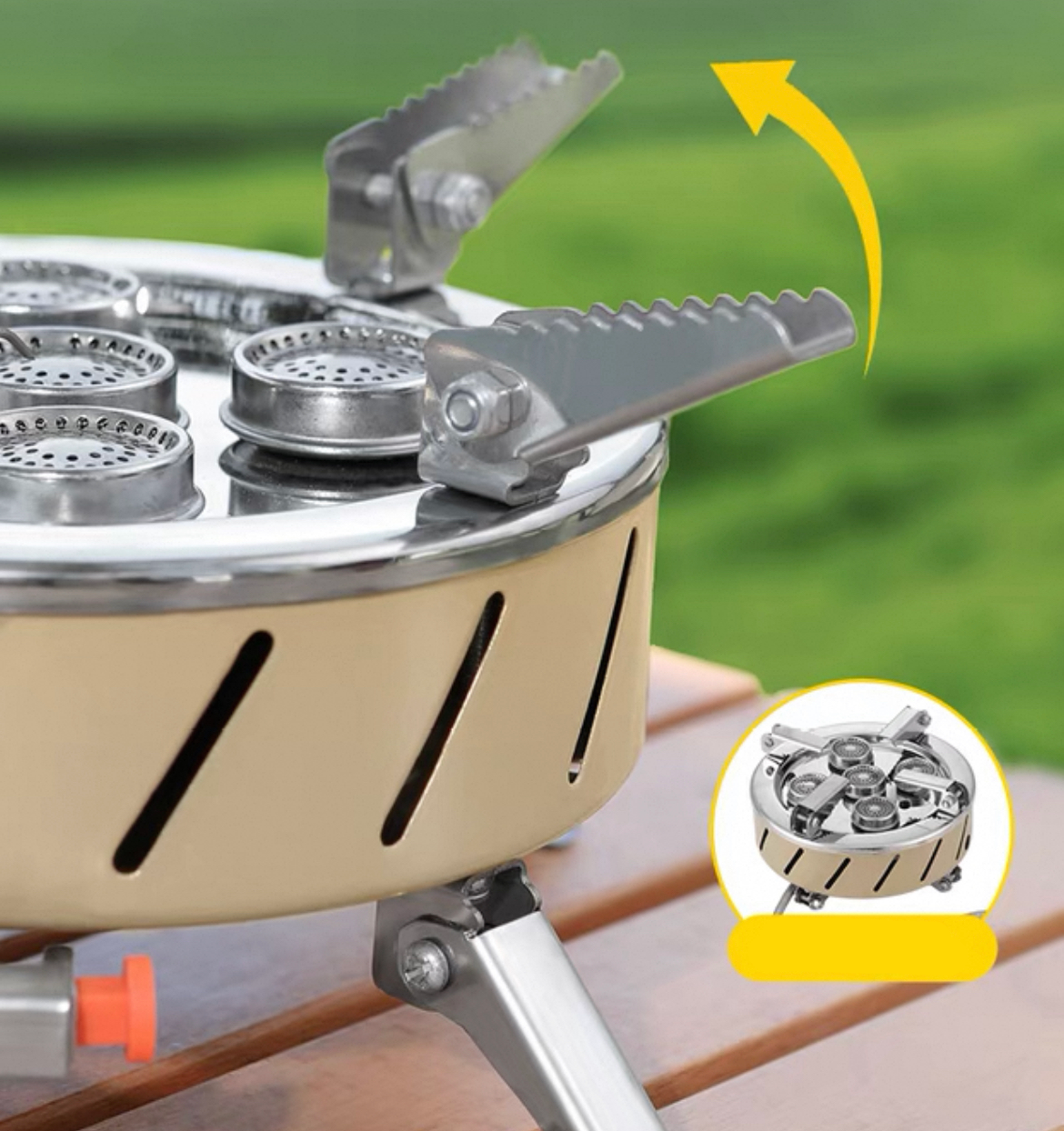 HYTRA Outdoor Portable Cassette Stove M3/M5