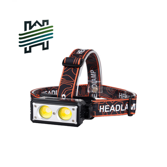HYTRA Strong light outdoor intelligent induction electric display rechargeable headlamp