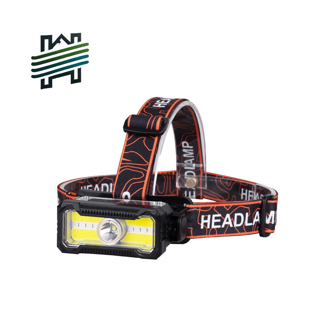 HYTRA Strong light outdoor intelligent induction electric display rechargeable headlamp