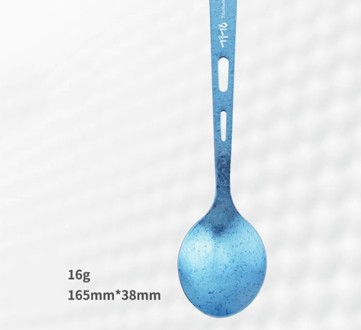 HYTRA Outdoor Titanium Knife, Fork and Spoon