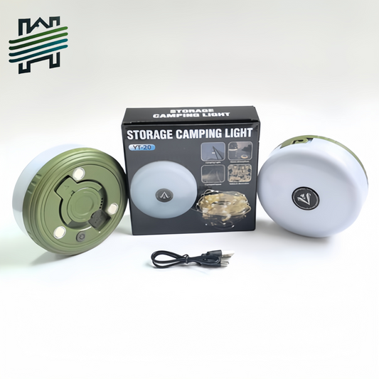 Solar camping lantern - multi-color string lights for illumination and charging - outdoor atmosphere lamp - camping tent lamp