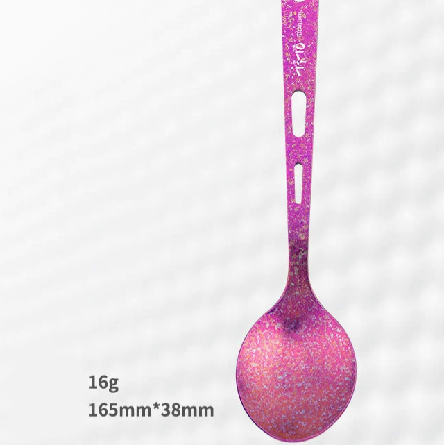 HYTRA Outdoor Titanium Knife, Fork and Spoon